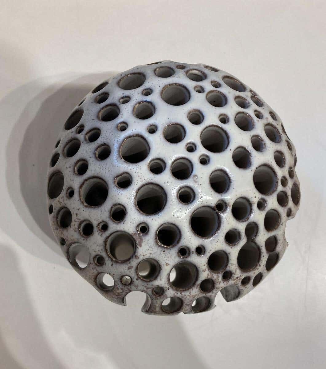 Mid Century Modern Ceramic Sculpture By Alessio Tasca, Italy, 1970s photo Art