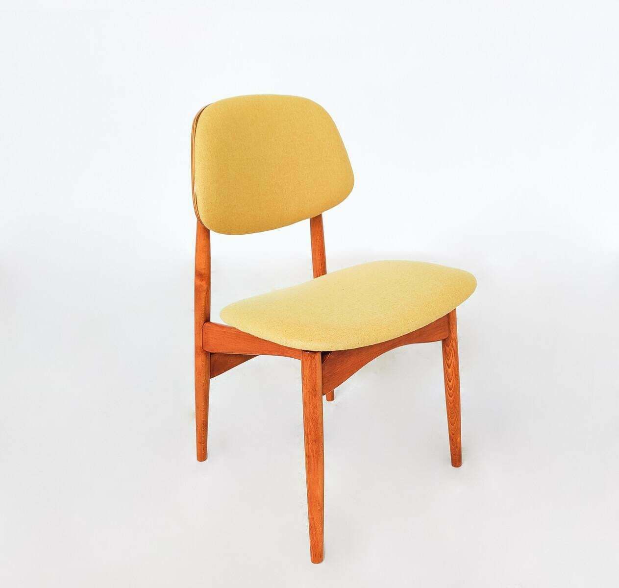 Mid Century Modern Set Of 6 Dining Chairs, Italy, 1960s photo Furniture