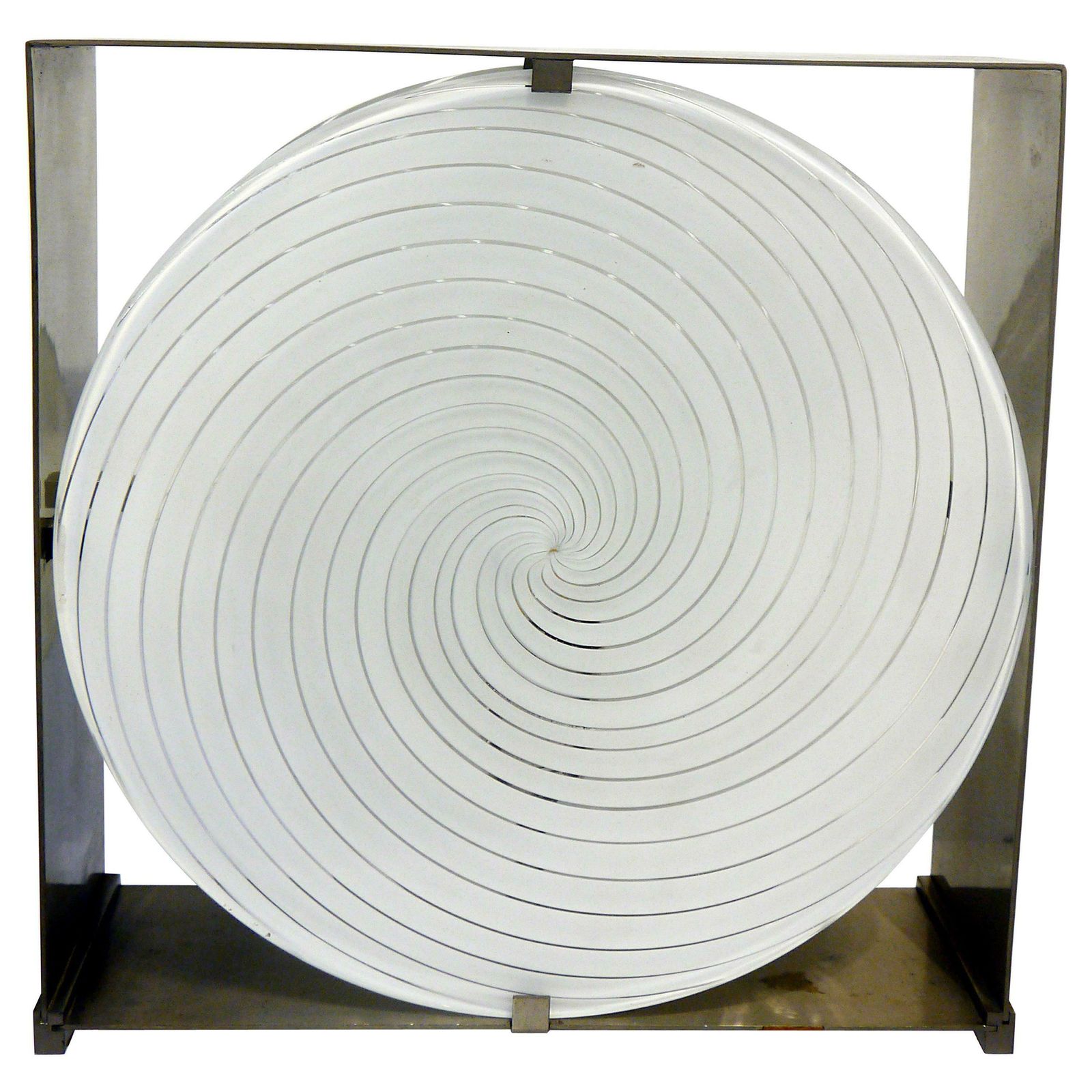 Table Lamp Spiral Lt217 By Carlo Nason For Mazzega, Italy 1960s