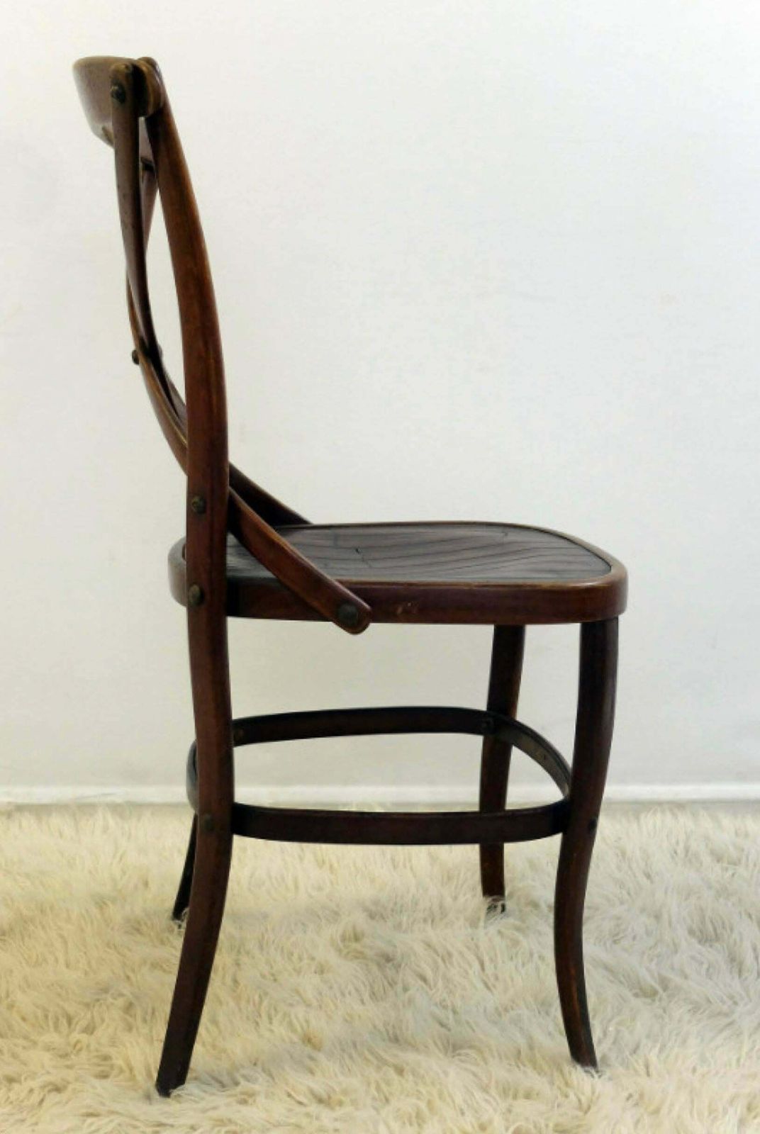 Late 19th Century Pair Of N°91 Chairs By Jacob And Josef Kohn photo for sale