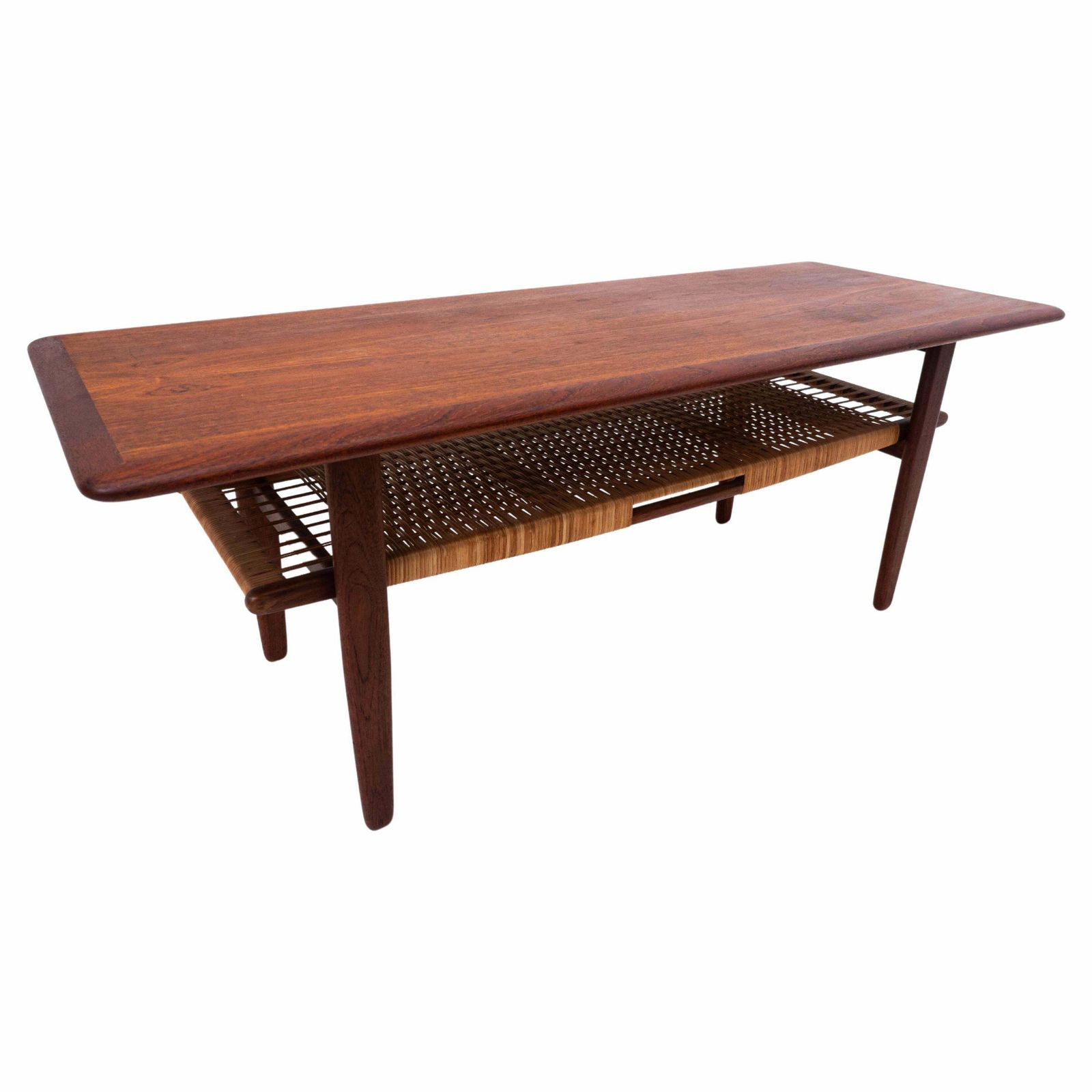 Mid Century Modern Scandinavian Coffee Table, Wood, 1960s
