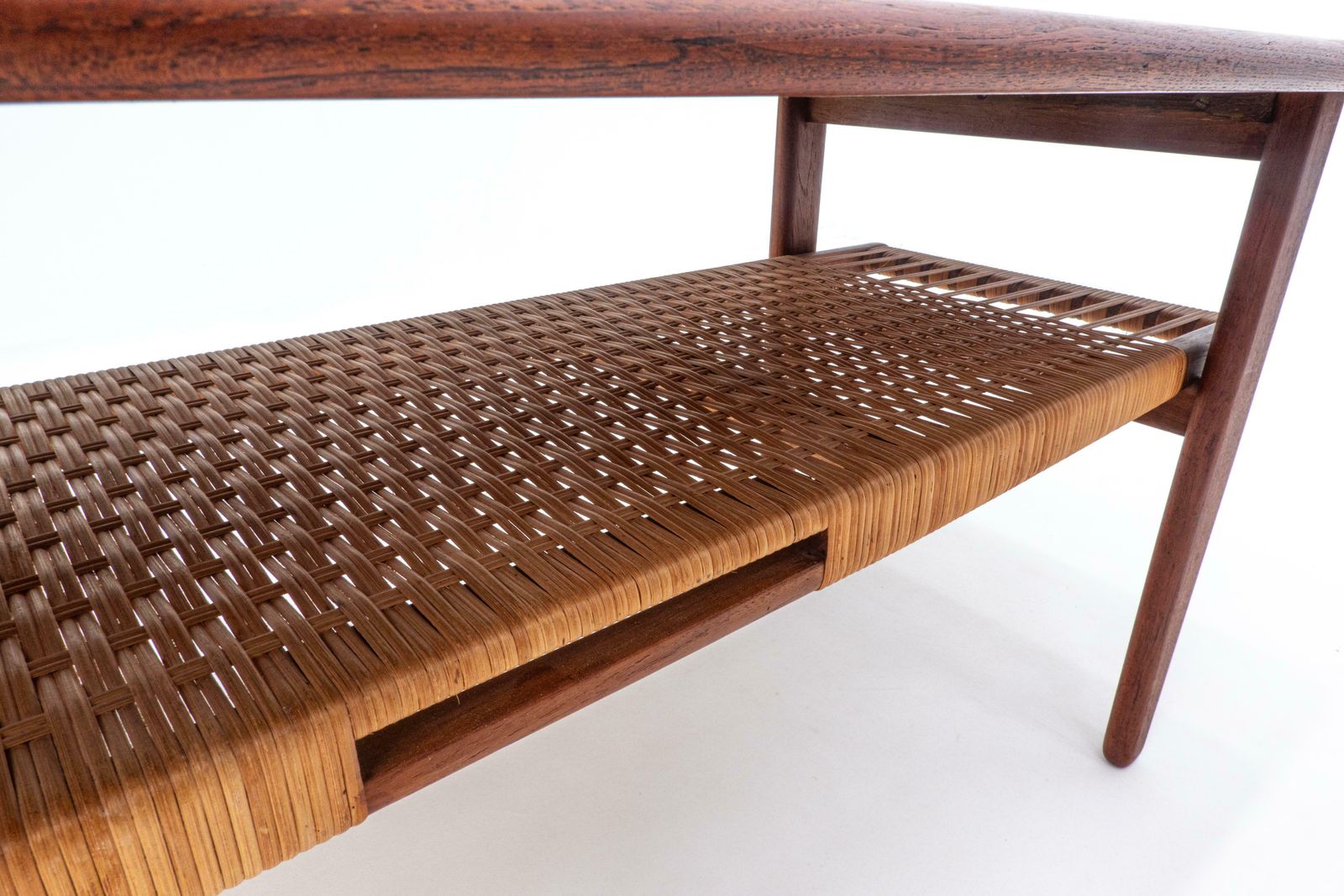 Mid Century Modern Scandinavian Coffee Table, Wood, 1960s photo vinterior