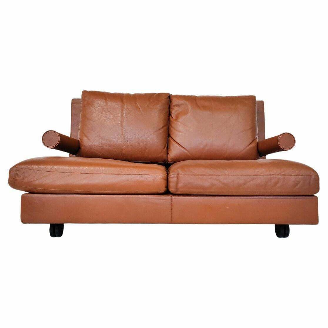 Mid Century Modern Baisity Two Seater Sofa By Antonio Citterio For B&B Italia, C