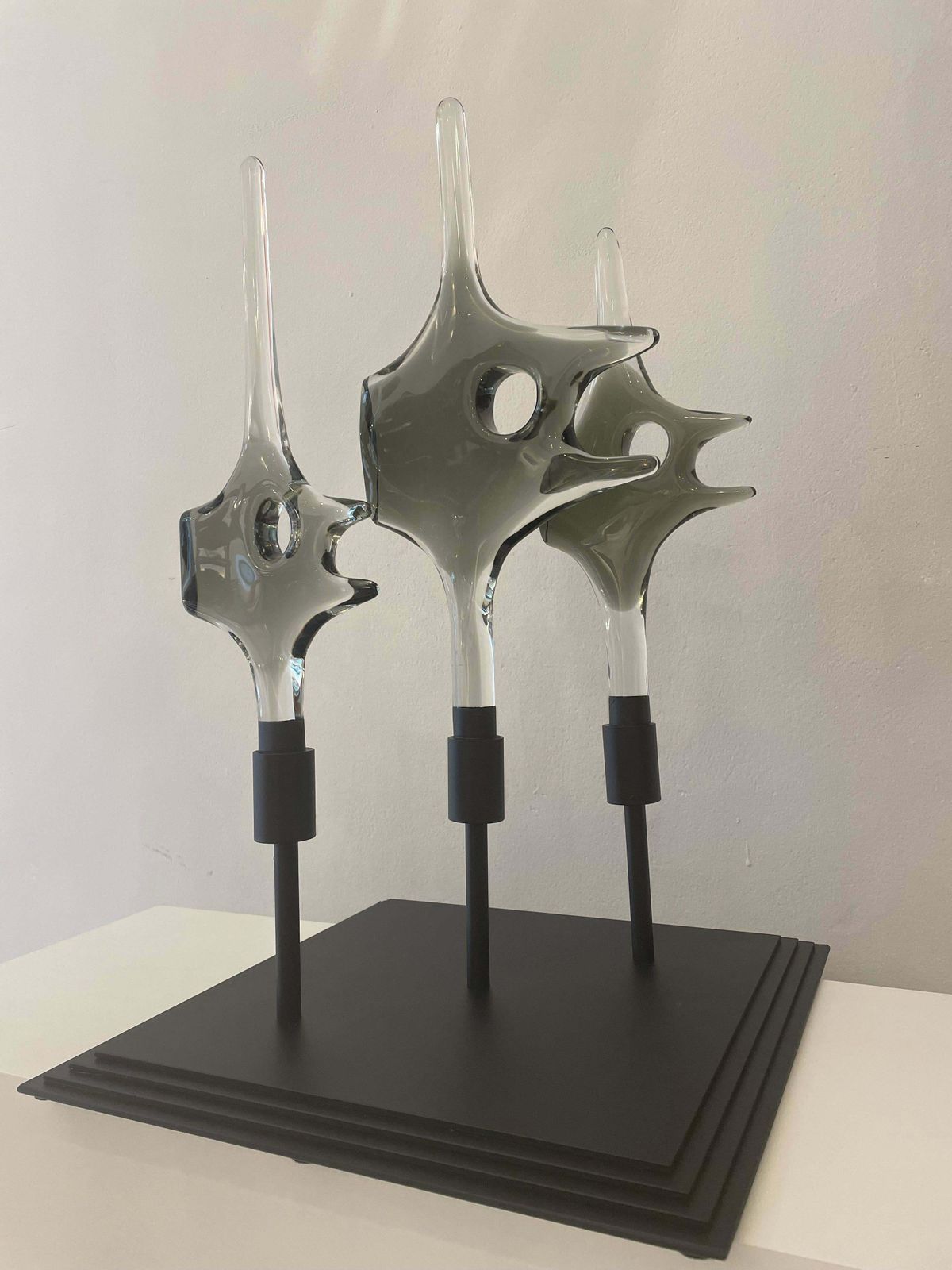 School Of Fish Glass Sculpture Attributed To Livio Seguso, 1970s photo Art