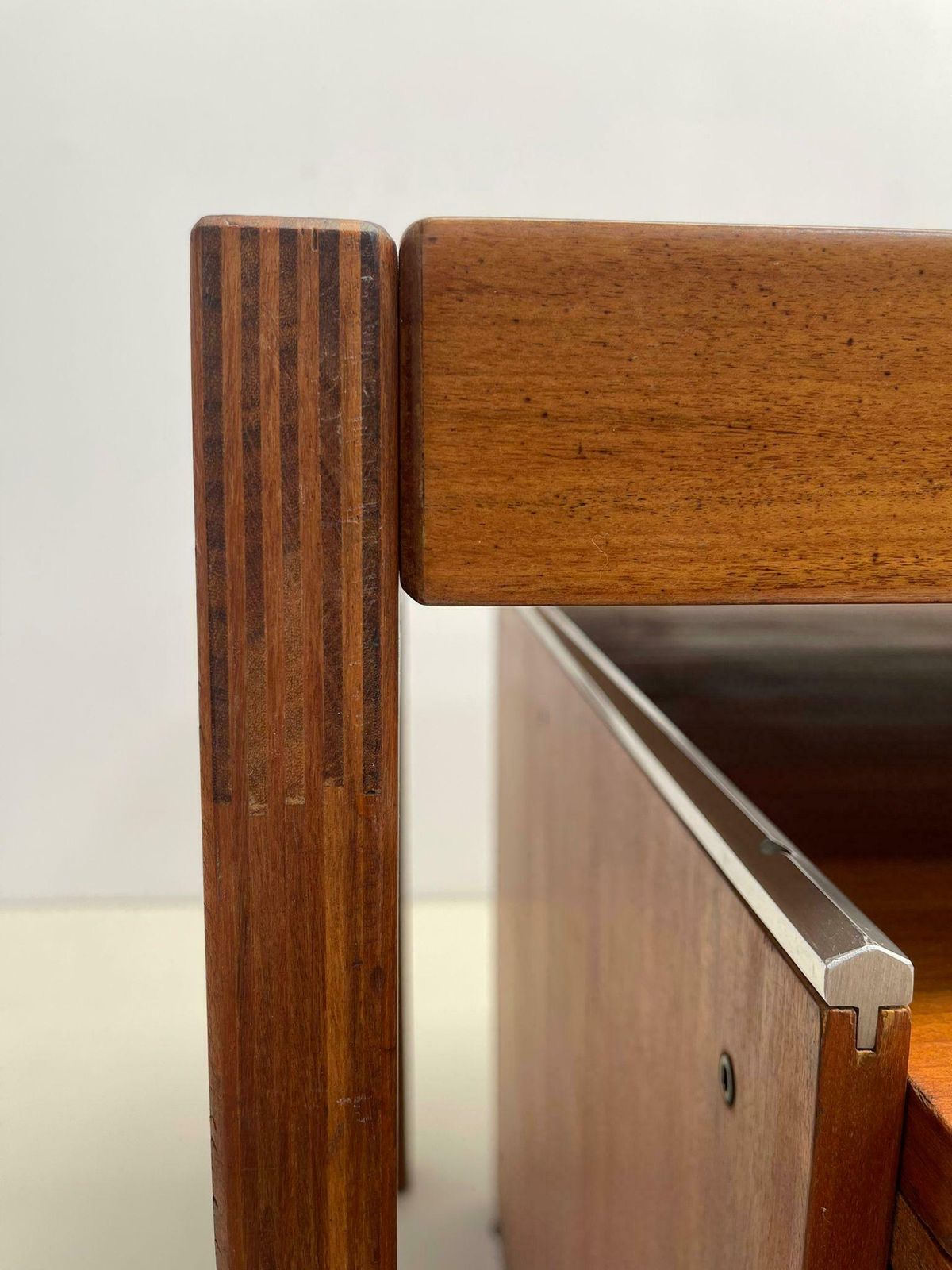 photo buy Mid Century Wooden Scandinavian Desk With Drawers, 1960s