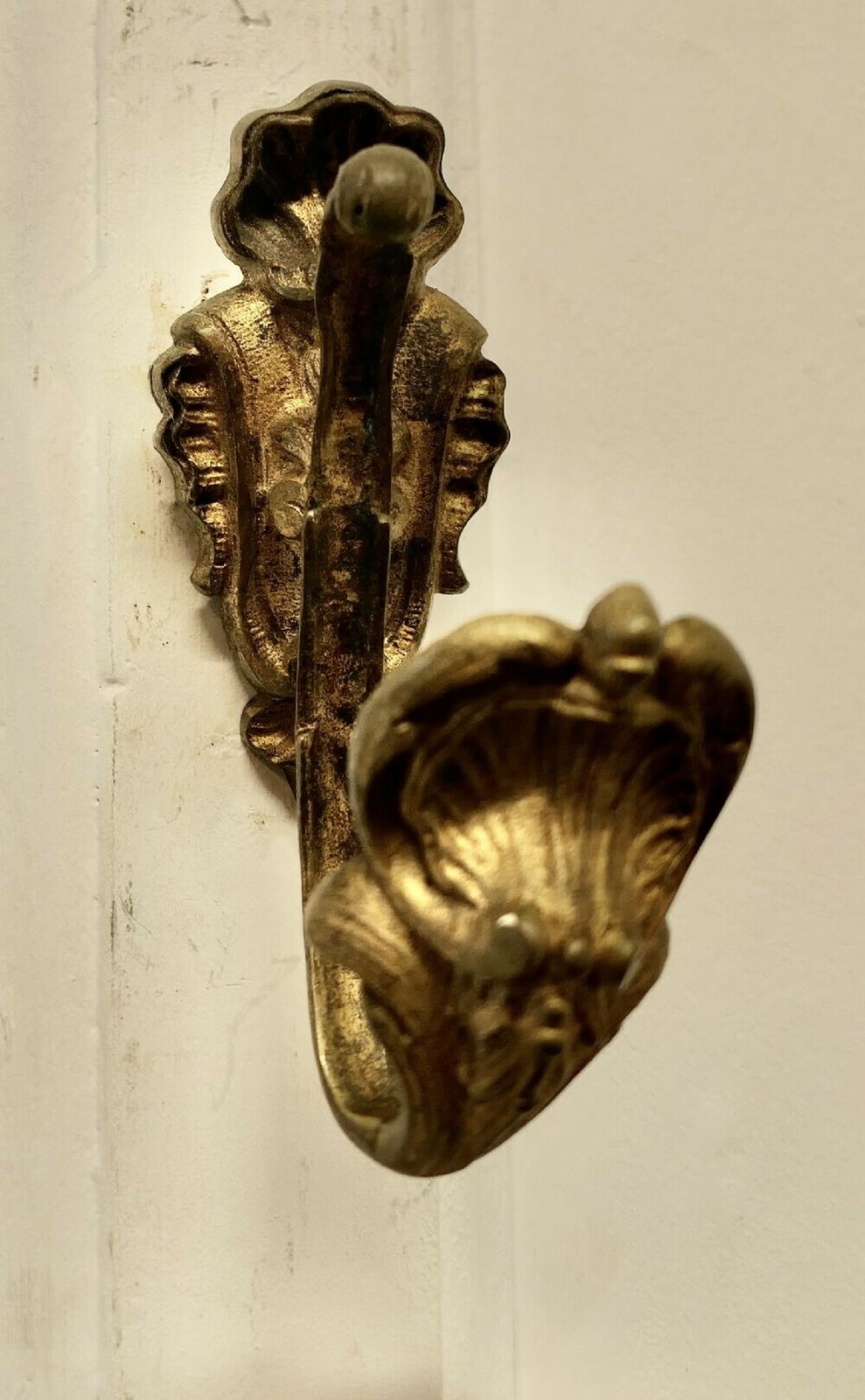 A Pair Of French Rococo Ormolu Curtain Curtain Tie Backs photo for sale