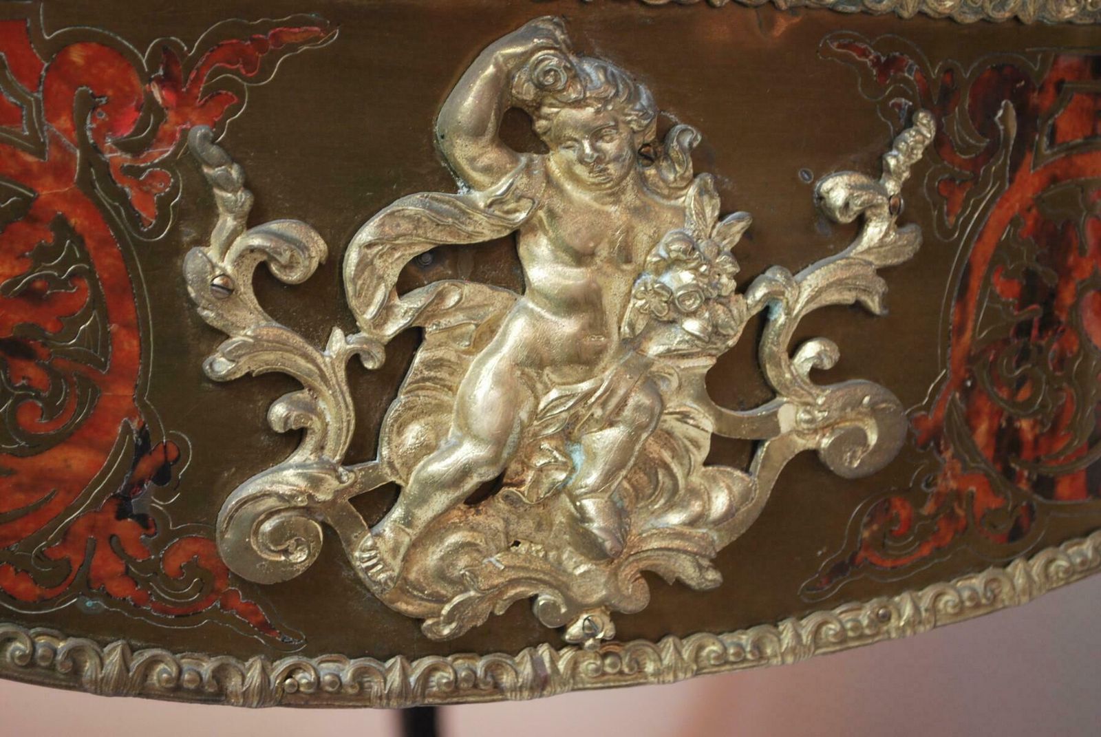 Napoleon III Desk In Boulle Marquetry photo Furniture