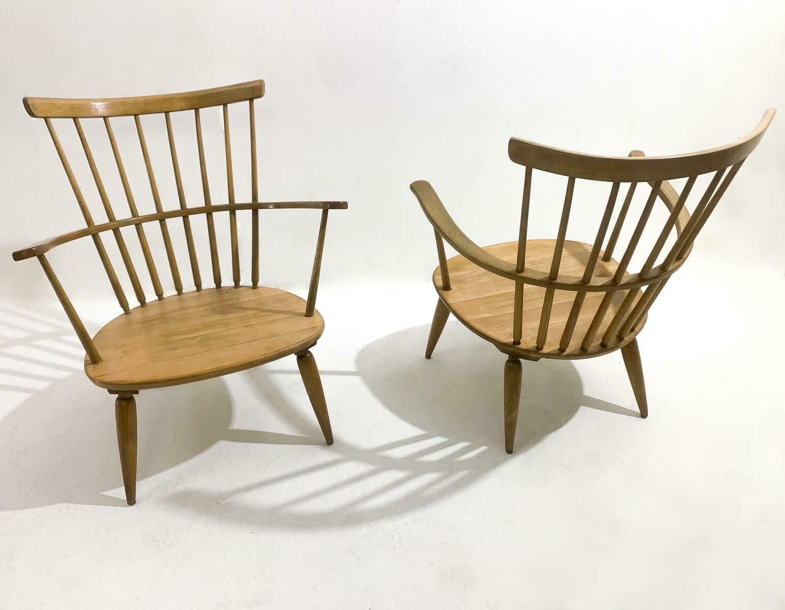 Midcentury Pair Of Altheim Armchairs By Franz Schuster For Wiesner Hager, 1950s photo for sale