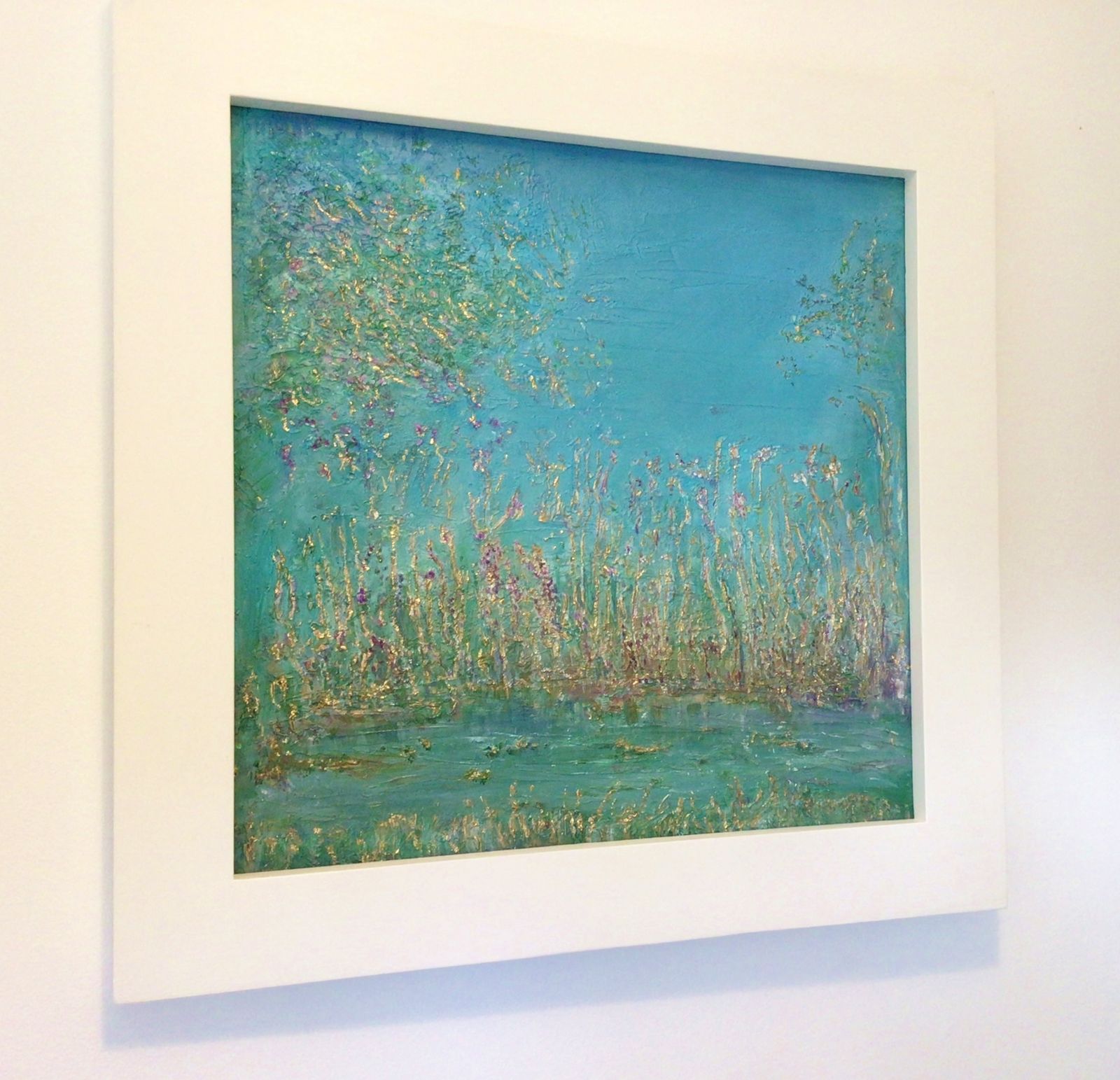 Golden Glints By A Summer Stream By Carolyn Miller photo furniture