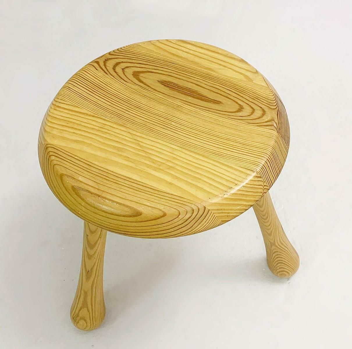 Pin Lacquered Milking Stool By Ingvar Kamprad For The Vip Habitat Series photo for sale