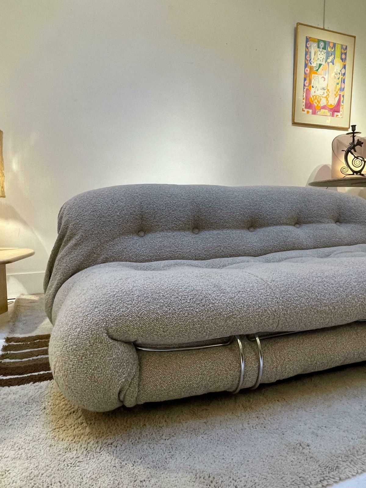 Mid Century Modern "Soriana" Sofa By Afra & Tobia Scarpa For Cassina, Italy 1970 photo for sale