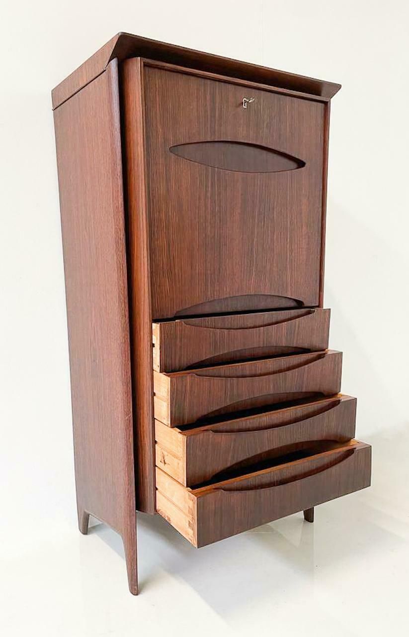 Mid Century Modern Wooden Cabinet, Italy, 1960s photo Furniture