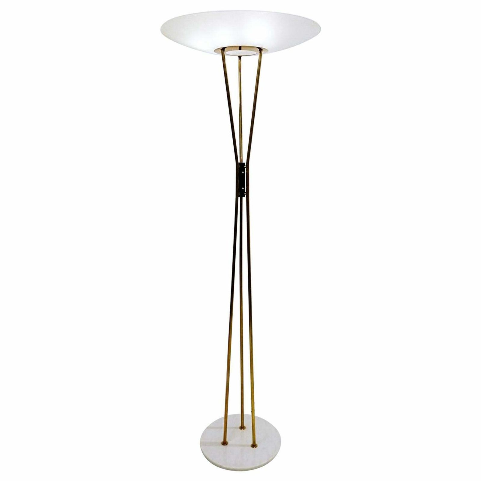 Mid Century Modern Floor Lamp By Gaetano Sciolari For Stilnovo, Italy 1950s