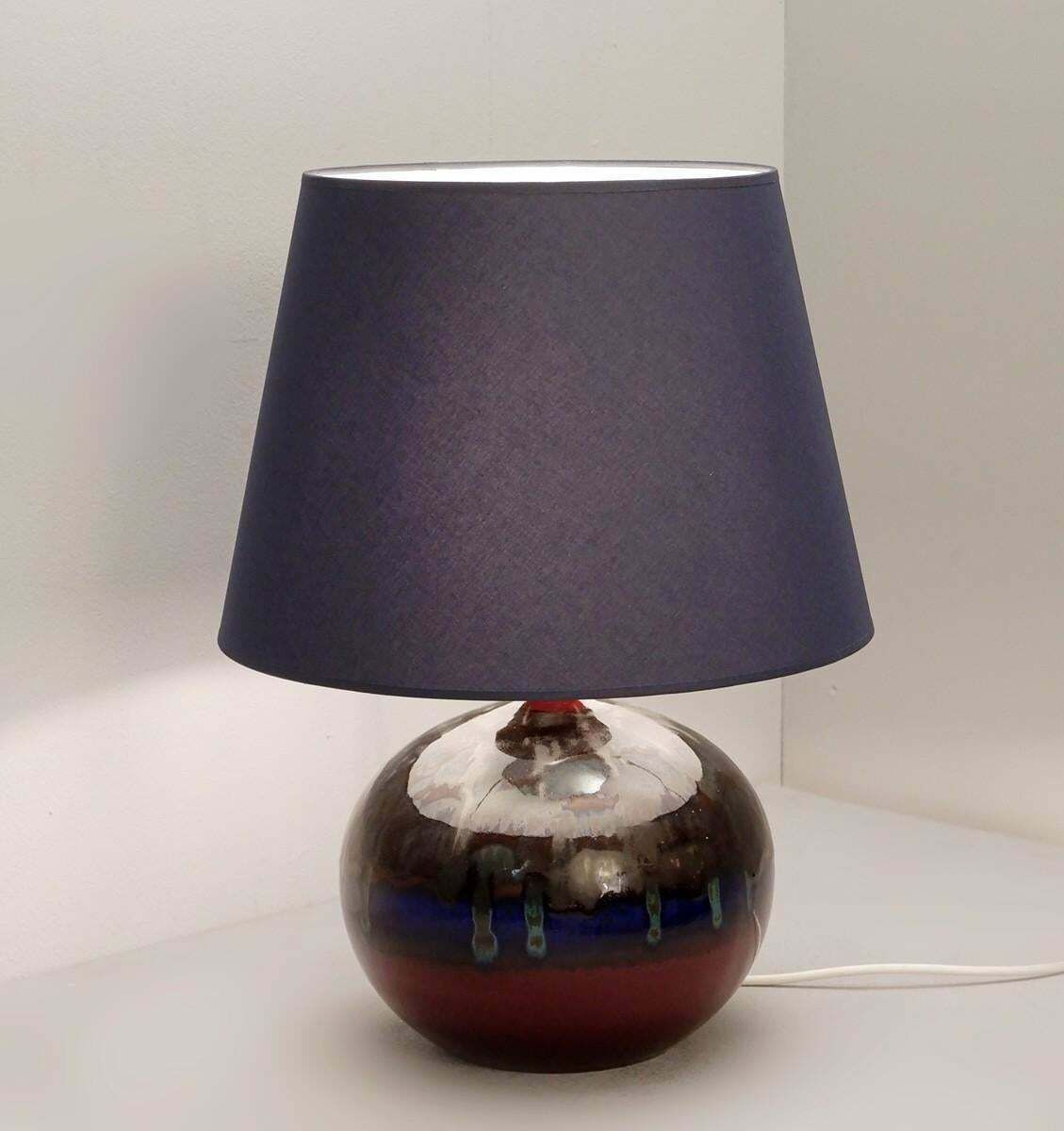 German Pottery Table Lamp By 1814 Hutschenreuther Le Lion, 1960s