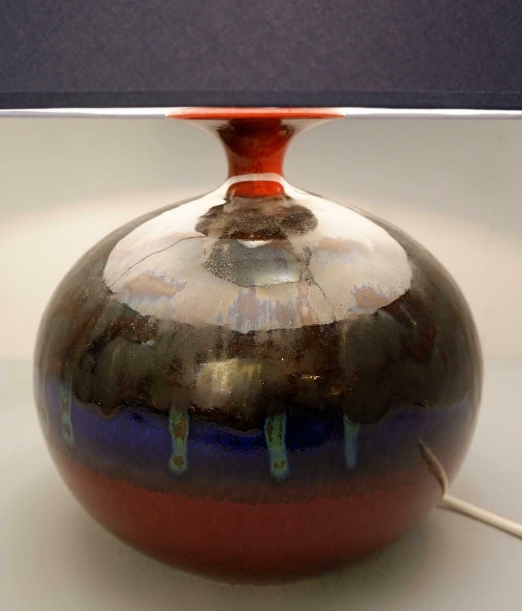 German Pottery Table Lamp By 1814 Hutschenreuther Le Lion, 1960s photo furniture