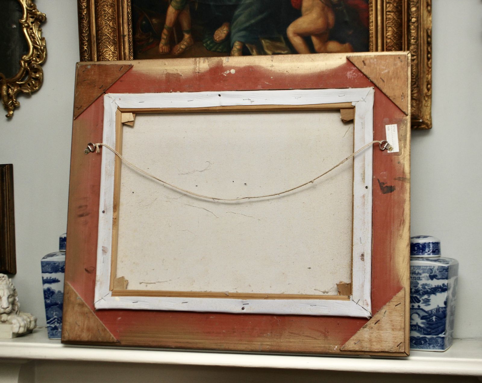 A Super Still Life Oil Painting On Canvas, Fruit, Gilt Frame 64x54cm photo for sale