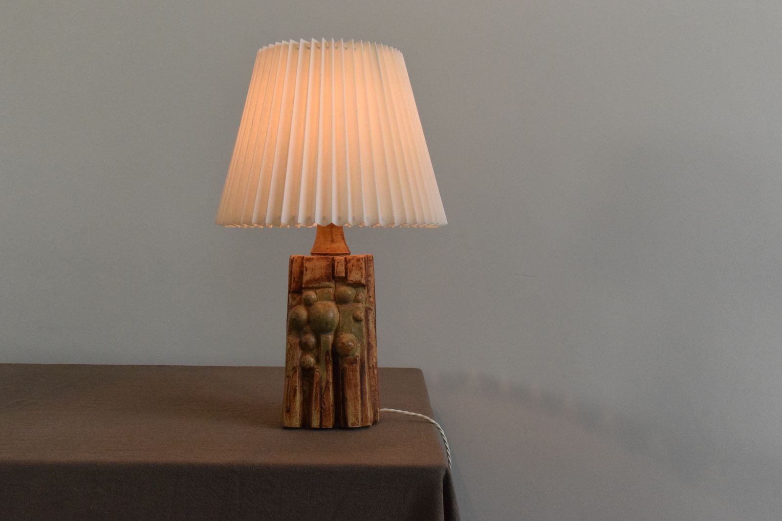Vintage Studio Pottery Table Lamp Base By Bernard Rooke photo furniture