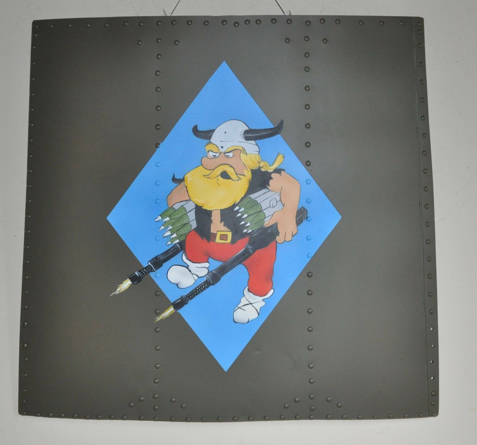 photo furniture Bell Huey Squadron Vietnam Nose Art Panels