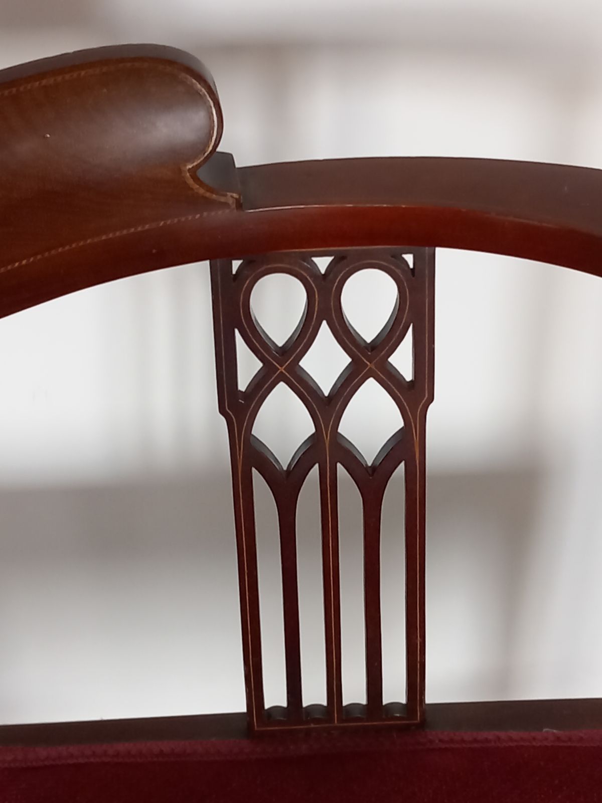 Corner Chair, 2010s, Mahogany, Mahogany photo furniture