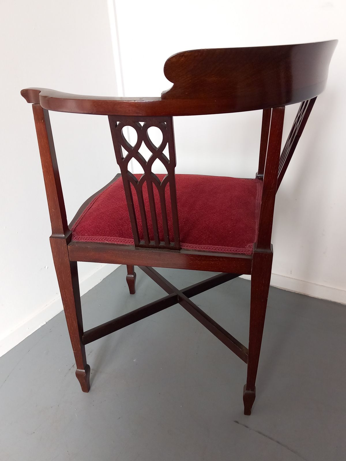 Corner Chair, 2010s, Mahogany, Mahogany photo vinterior