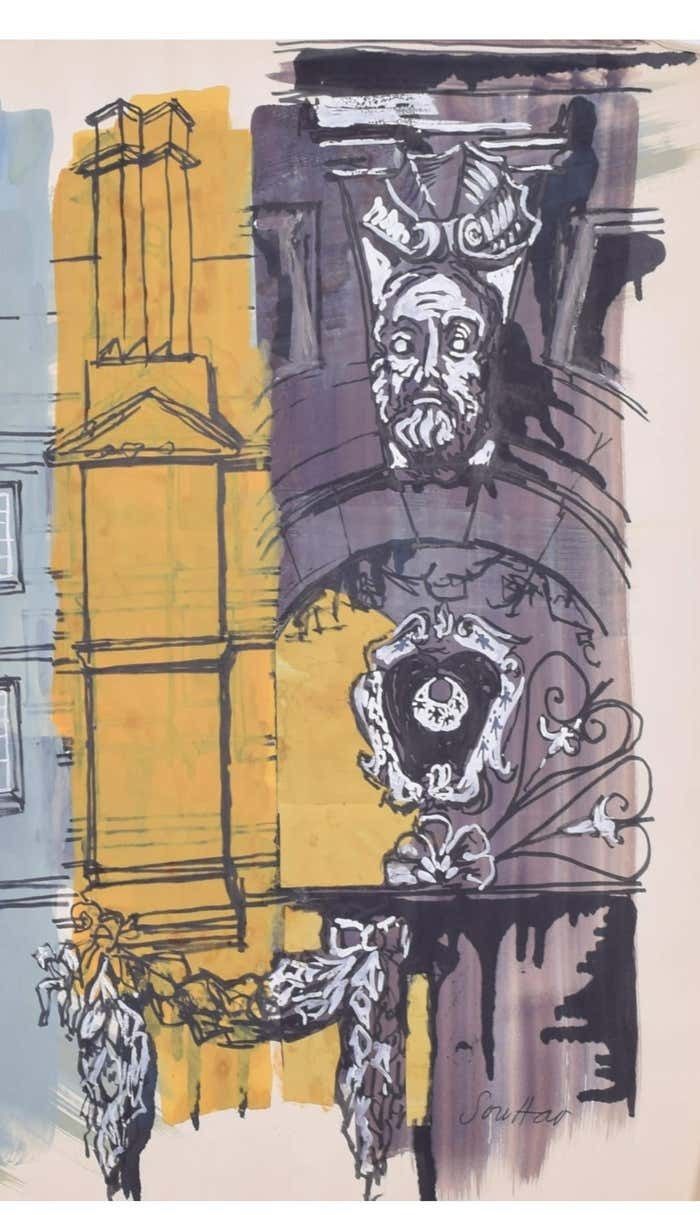 Trinity Hall, Cambridge VI Painting By Margaret Souttar photo Art