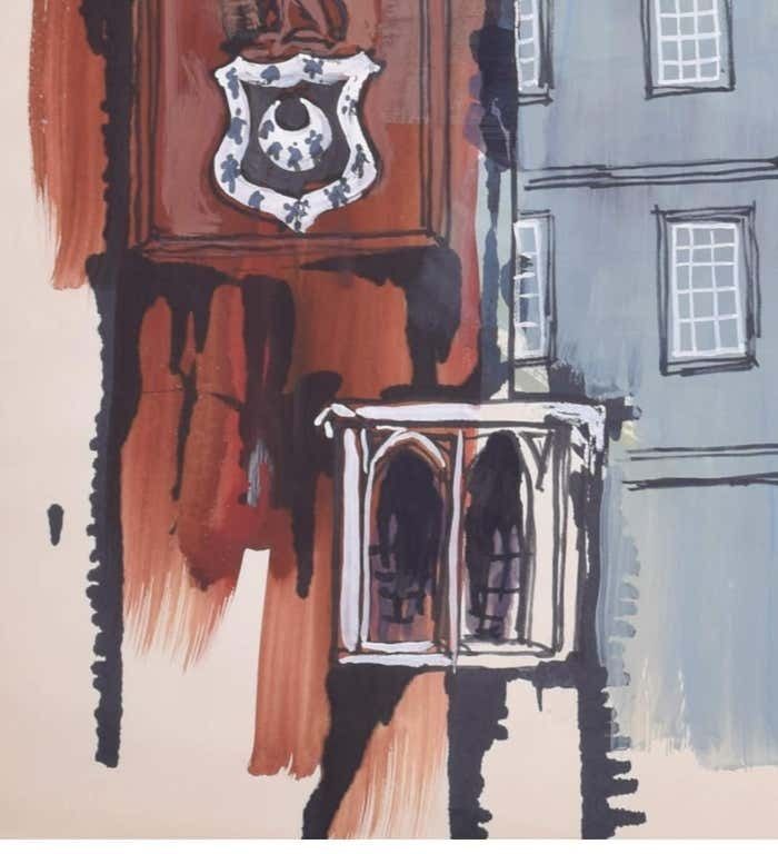 Trinity Hall, Cambridge VI Painting By Margaret Souttar photo 1400.0