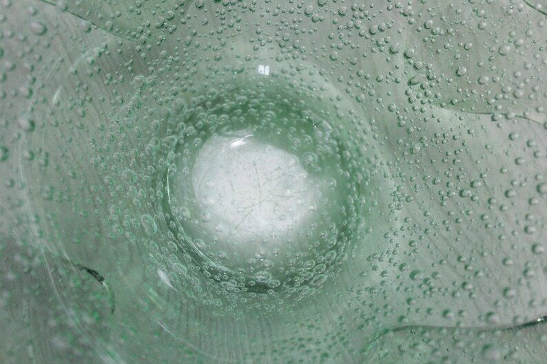 Crystal Bowl From The 70s From Daum France Glassworks photo vinterior