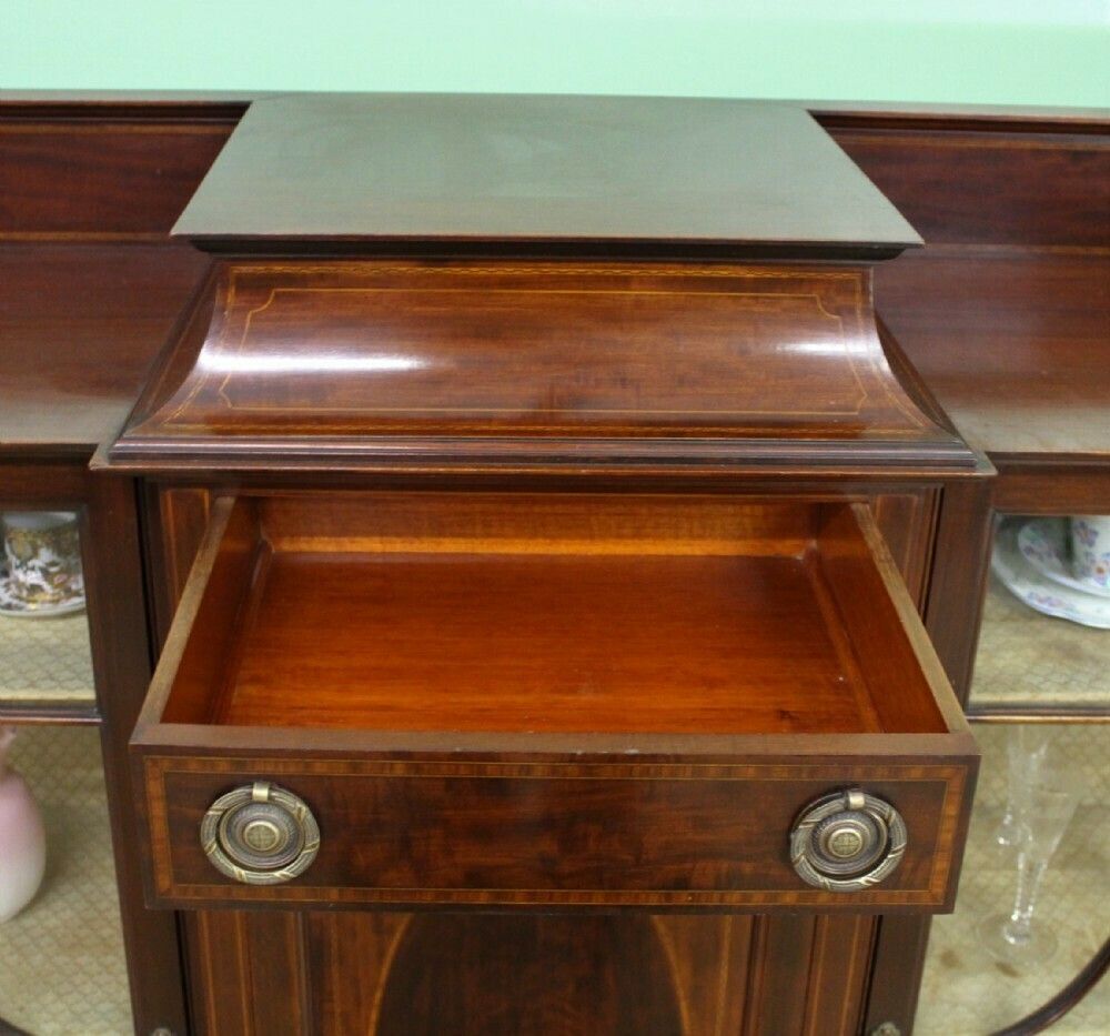 photo buy Shapland And Petter Inlaid Mahogany Side Cabinet