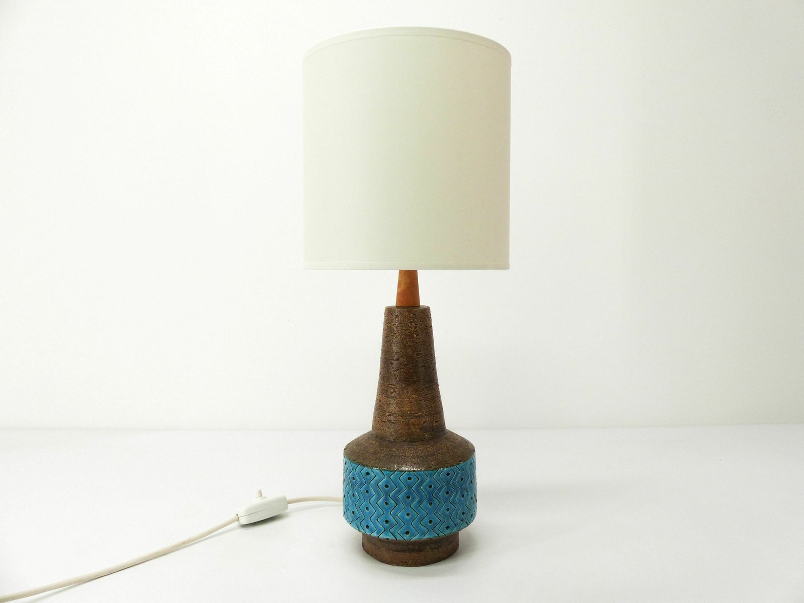 Aldo Londi Bitossi Ceramic Lamp For Asea 1960