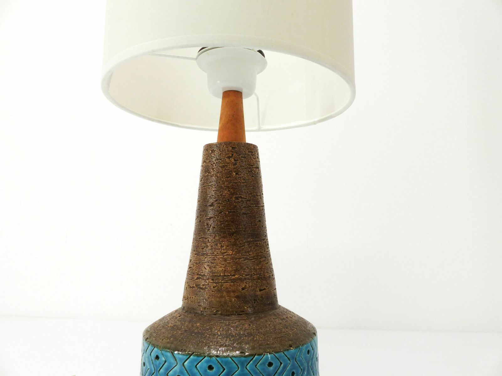 Aldo Londi Bitossi Ceramic Lamp For Asea 1960 photo furniture