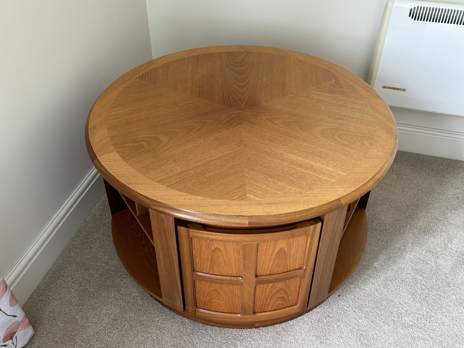 Nathan Round Drum Coffee Table photo for sale