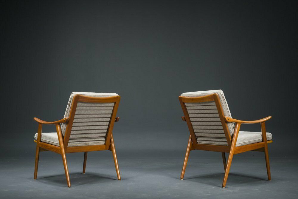 Model 563 Chairs By Fredrik Kayser For Vatne Lenestolfabrikk, Norway, 1960s, Set Of 2 photo Furniture