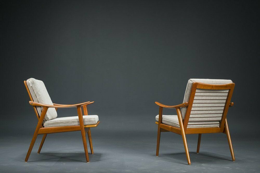 Model 563 Chairs By Fredrik Kayser For Vatne Lenestolfabrikk, Norway, 1960s, Set Of 2 photo vintage