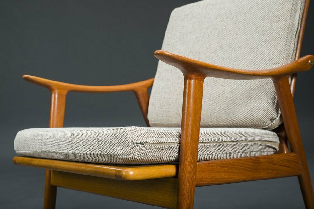 1899.0 Model 563 Chairs By Fredrik Kayser For Vatne Lenestolfabrikk, Norway, 1960s, Set Of 2 photo