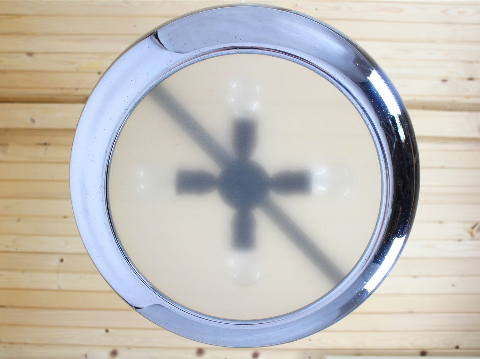 Bauhaus Functionalist Ufo Pendant Lamp By Josef Hurka For Napako, 1930s photo vintage