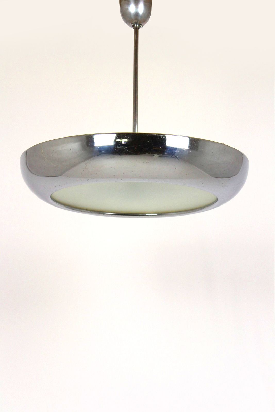 photo furniture Bauhaus Functionalist Ufo Pendant Lamp By Josef Hurka For Napako, 1930s