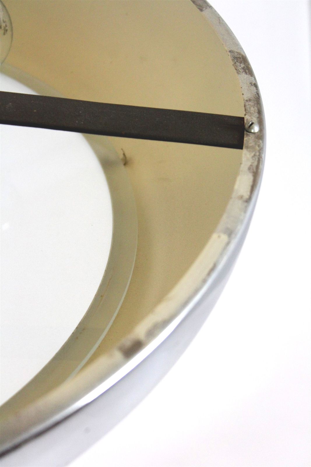 690.0 Bauhaus Functionalist Ufo Pendant Lamp By Josef Hurka For Napako, 1930s photo