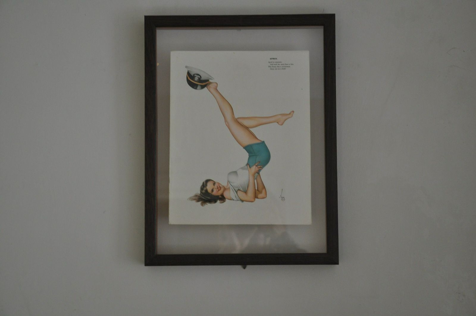 Ww2 Calendar Girl Varga Esquire March/April