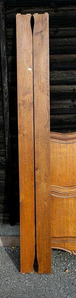 French Louis XV Style Carved Honey Oak Double Bed Frame  W1 B22 photo furniture