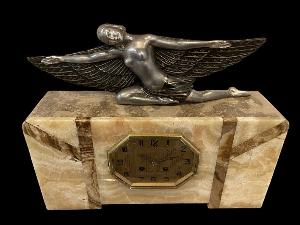 Art Deco French Clock photo Home Decor
