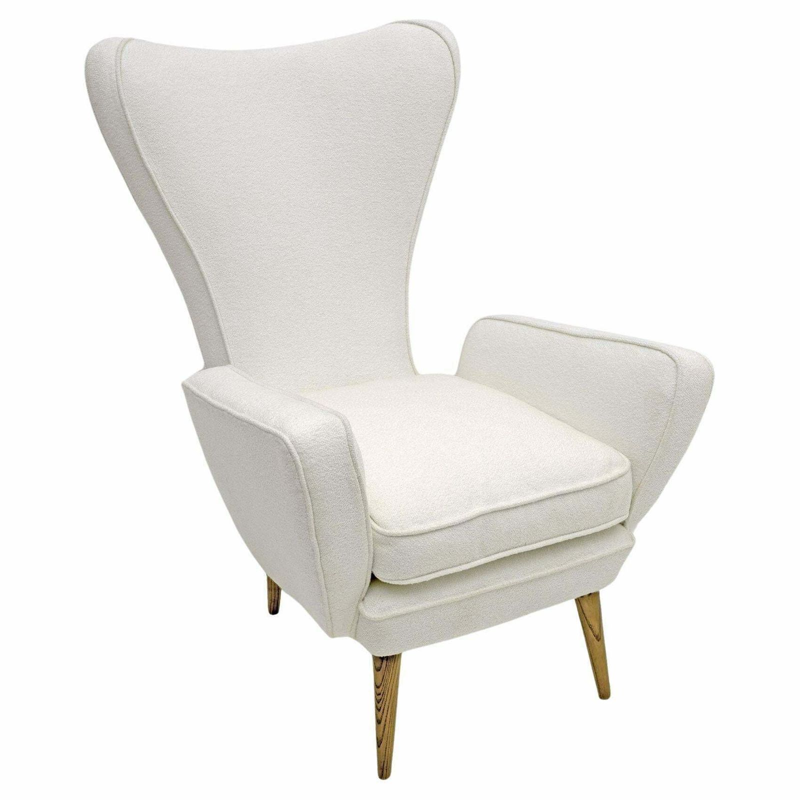 Emilio Sala & Giorgio Madini Bouclè Armchair For Fratelli Galimberti Cantù, 50s