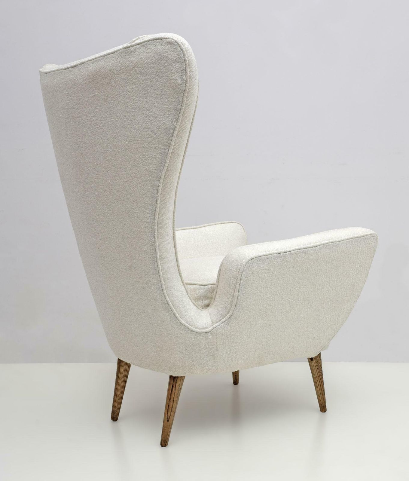 Emilio Sala & Giorgio Madini Bouclè Armchair For Fratelli Galimberti Cantù, 50s photo 3101.0