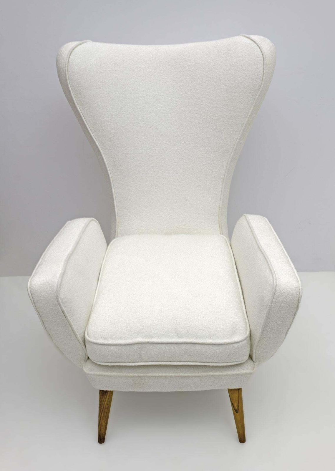 Emilio Sala & Giorgio Madini Bouclè Armchair For Fratelli Galimberti Cantù, 50s photo buy