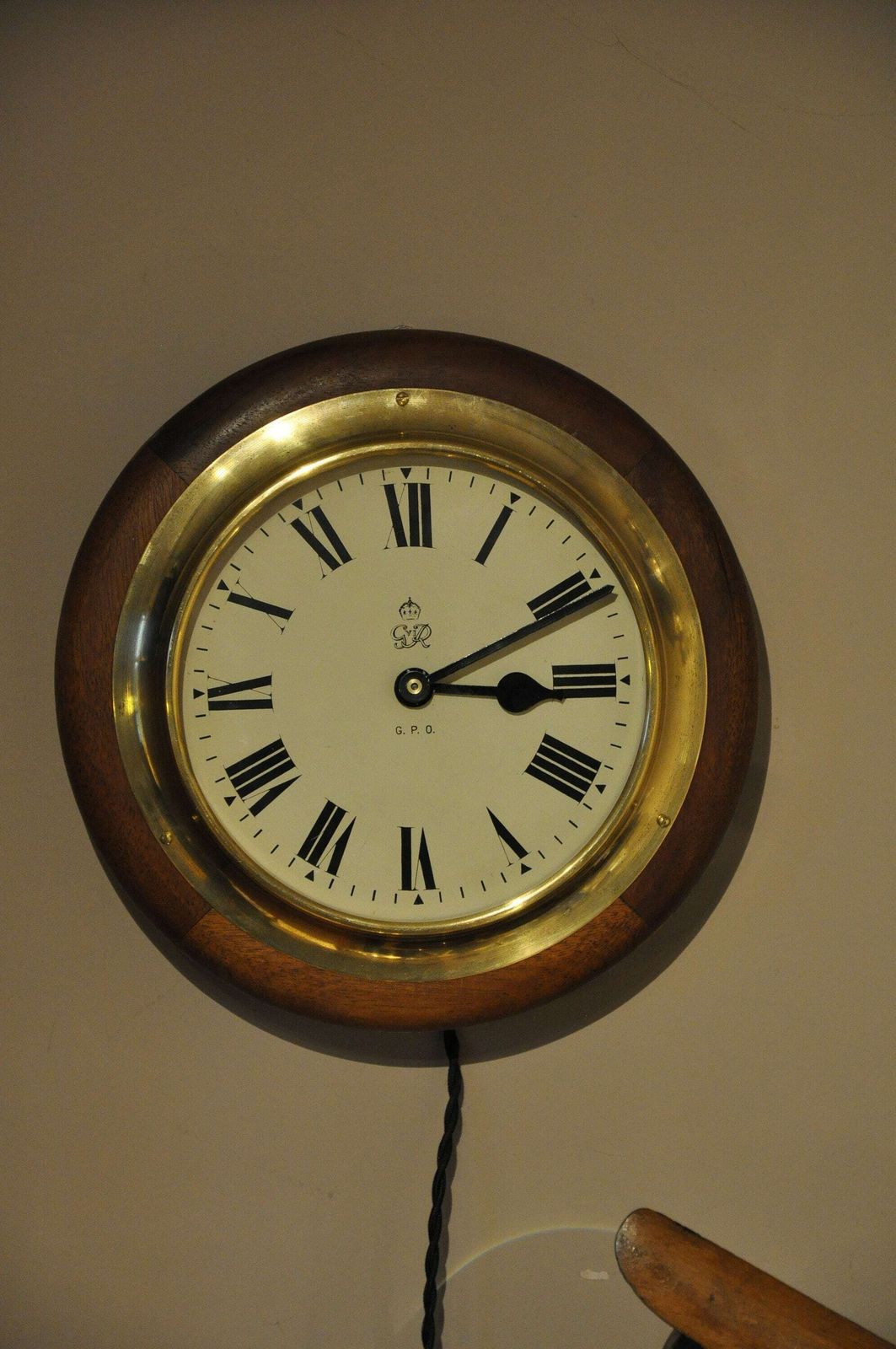 1949 Electric Post Office Wall Clock