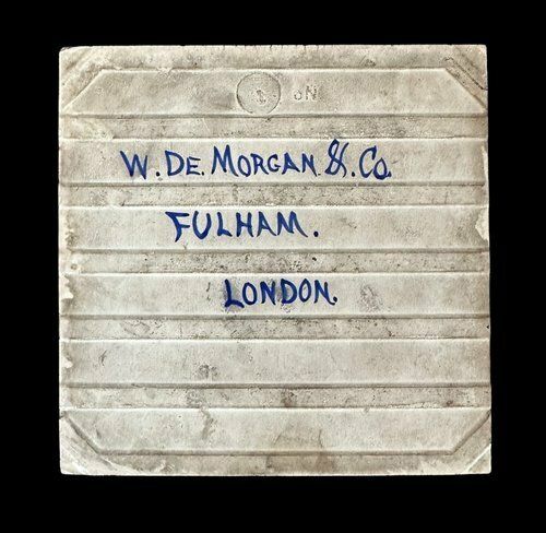 William De Morgan Tile, 1800s, Antique photo for sale