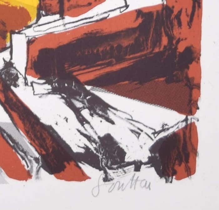Margaret Souttar Queens' College, Cambridge Lithograph (Signed) By Margaret Souttar 1960s photo for sale