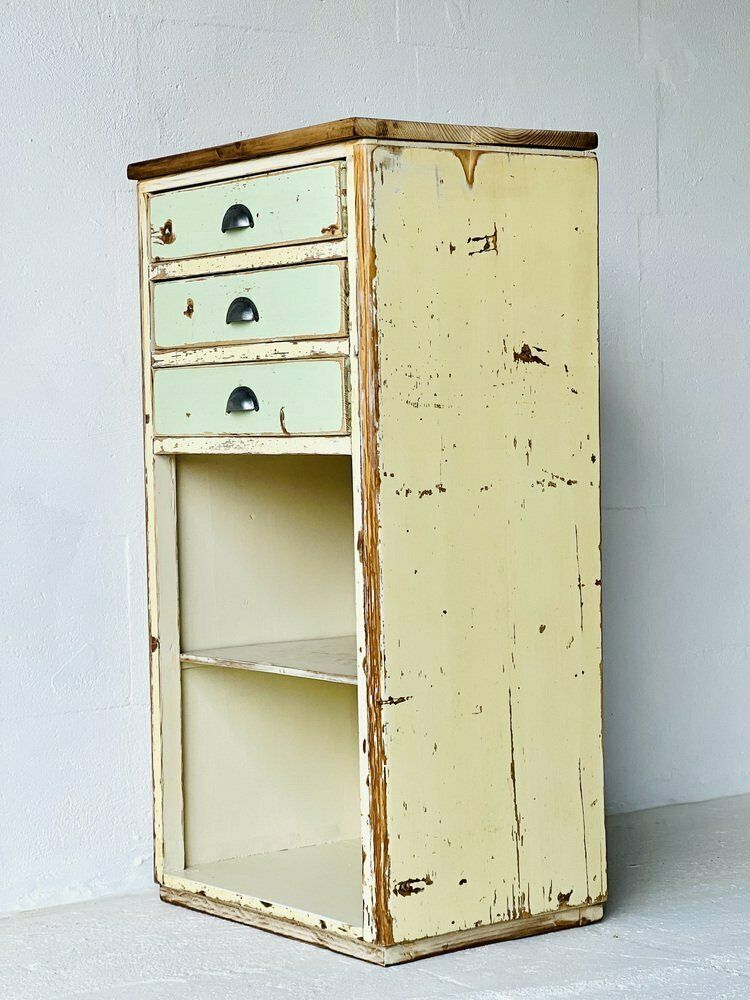 Vintage Grenen Kast, Ca. Jaren 1950 photo Meubels