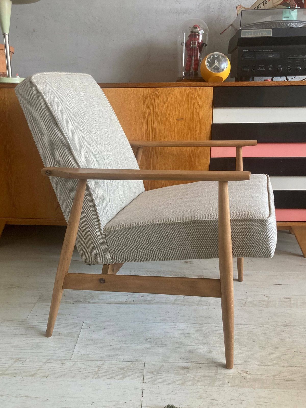 Vintage Polish Armchair 300 190 In 100% Natural Fabric. Personalization! photo Furniture