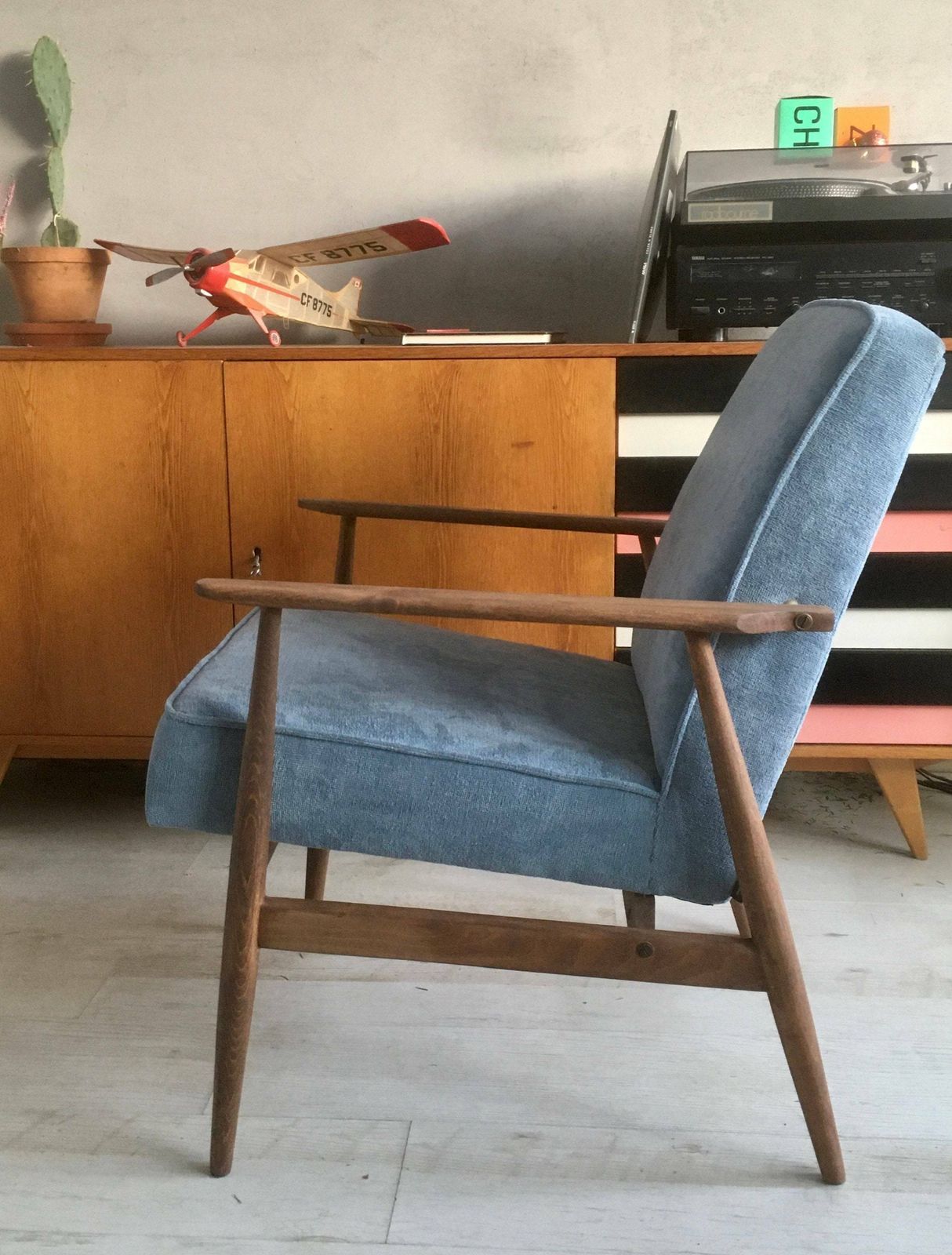 Original Vintage Polish 300 190 Chair From 1960s Designed By H. Lis. Personalization! photo 375.0