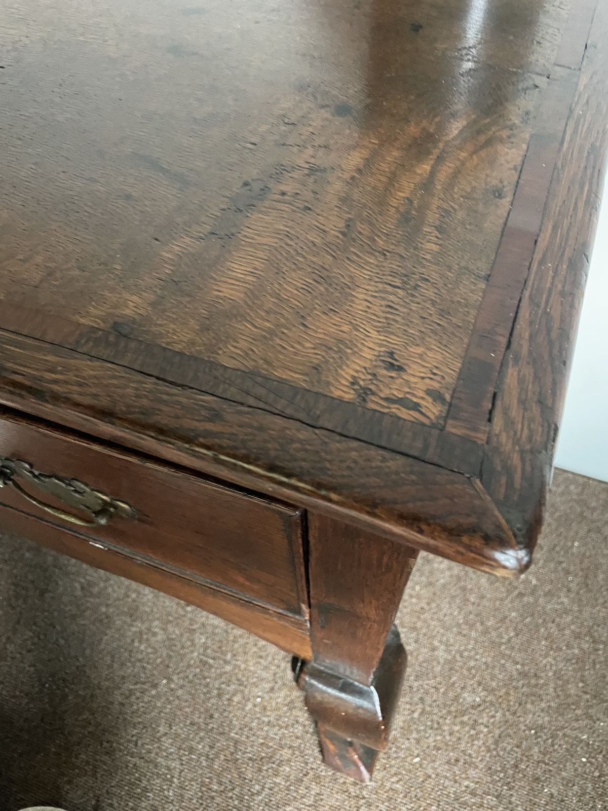 Antique 18th Century Oak Sideboard. photo vinterior